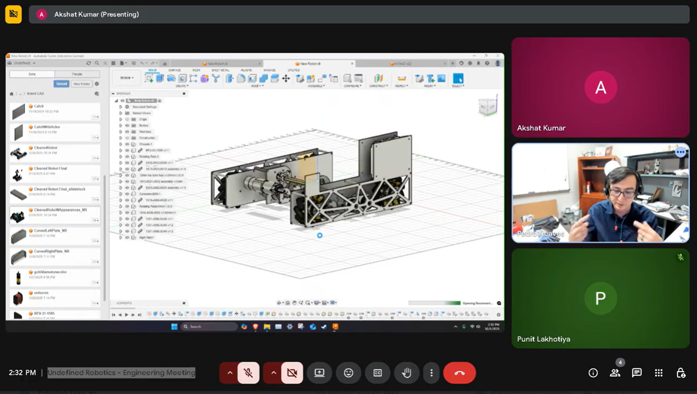 Mentorship Session with M&M Engineering Supervisor